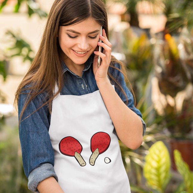 Tischtennis Ping Pong Erwachsene Schürze (Von Creator hochgeladen)