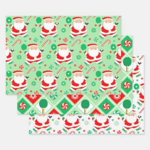 Tischtennis-Ping-Pong-Geschenk Geschenkpapier Set