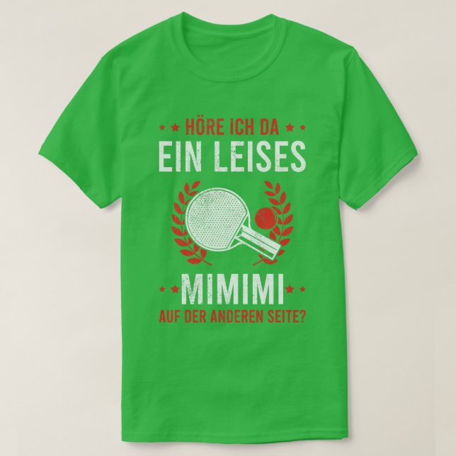 Tischtennis Ping Pong Player Club Ausstattung 4 T-Shirt (Design vorne)