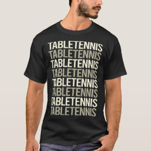 Tischtennis Ping Pong T-Shirt