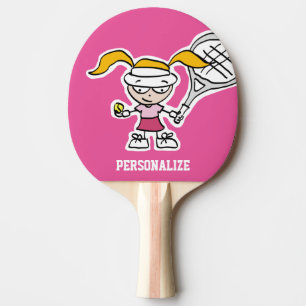Tischtennis-Pingpaddle-Paddel für niedliche Carto Tischtennis Schläger