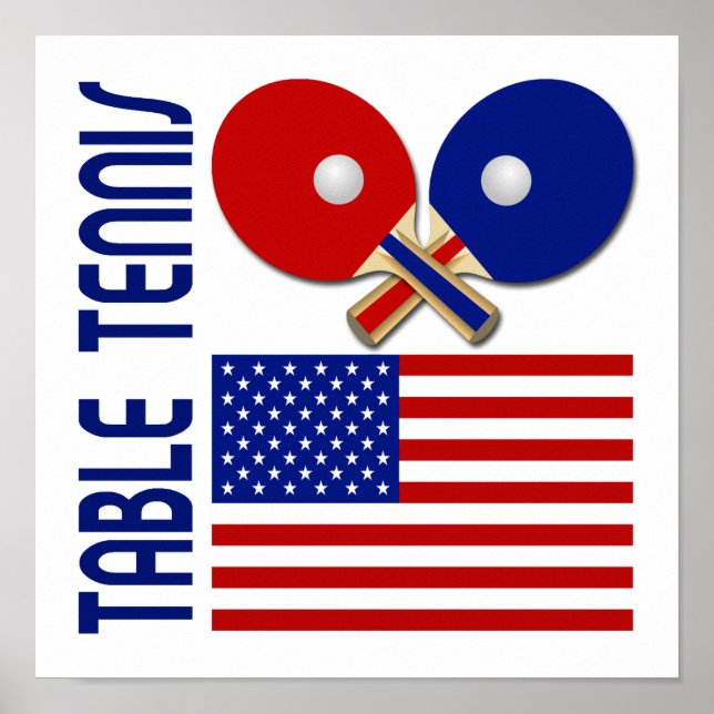Tischtennis Poster (Vorne)