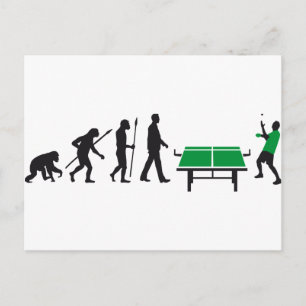 Tischtennis Postkarte