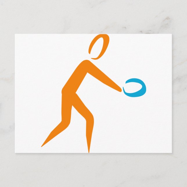 Tischtennis Postkarte (Vorderseite)