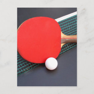 Tischtennis Postkarte