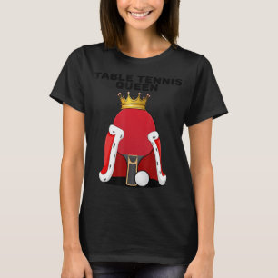 Tischtennis Queen Ping Pong Girls Tischtennis T-Shirt