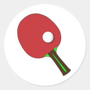 Tischtennis Runder Aufkleber