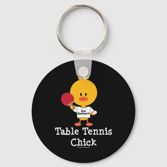 Tischtennis Schlüsselkette Schlüsselanhänger (Vorderseite)