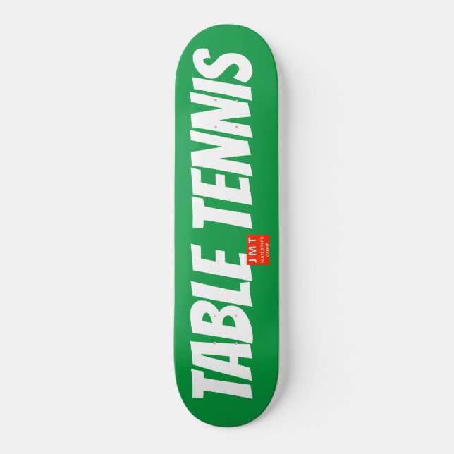 TISCHTENNIS-Skateboard Skateboard (Vorderseite)