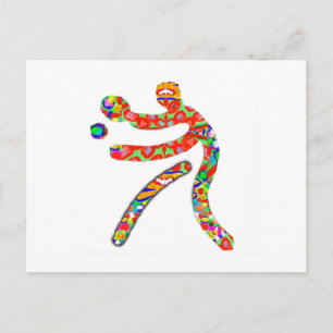 TISCHTENNIS-Sport Postkarte