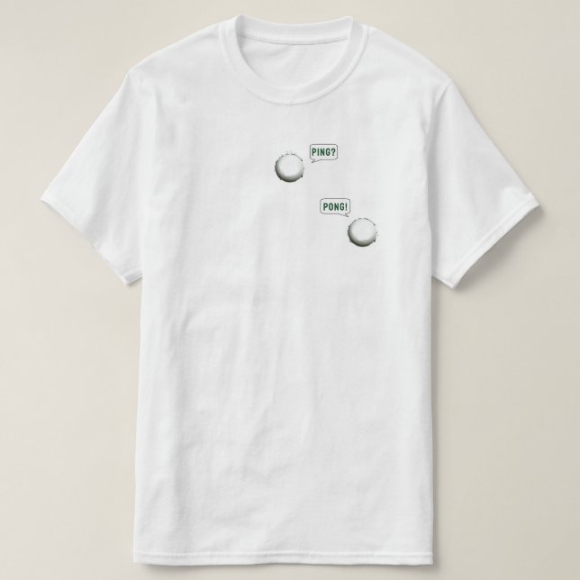 Tischtennis T-Shirt (Design vorne)
