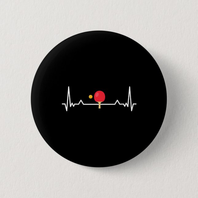 Tischtennis-T-Shirt Button (Vorderseite)