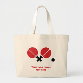 Tischtennis Tischtennis Tischtennisschläger und Ku Jumbo Stoffbeutel