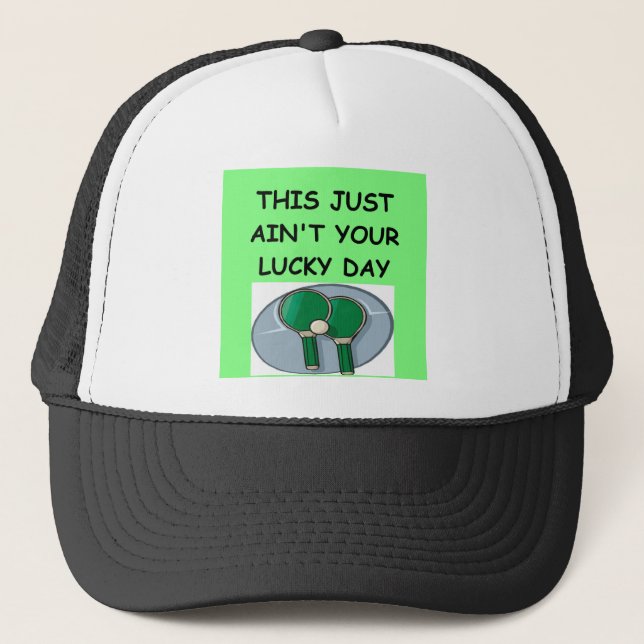 Tischtennis Truckerkappe (Vorderseite)