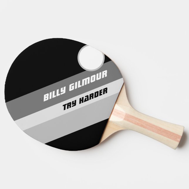 Tischtennis TRY HARDER Tischtennis Schläger (Seitenansicht)
