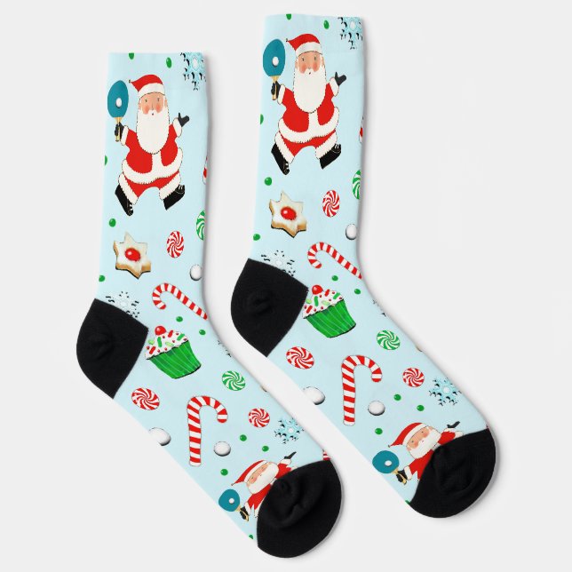 Tischtennis-Weihnachten Socken (Rechts)