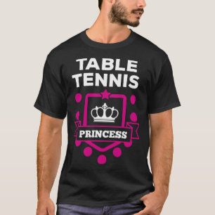 Tischtennis weiß T-Shirt