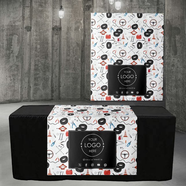 Tischtennis-Werbebanner-Werbebanner für Werbebanne Wandteppich (Table Runner Banner Business Logo Car Parts Tapestry)