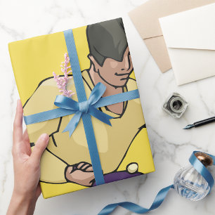Tischtennis-Wrapping-Papier Geschenkpapier