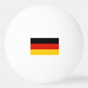 Tischtennisbälle unter deutscher Flagge für Tischt Tischtennisball