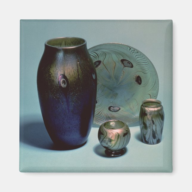 Tischtennisplatte und Vasen Magnet (Vorne)