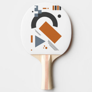 Tischtennisschläger Kreative Geometrische Kunst Tischtennis Schläger