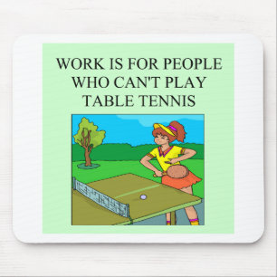 Tischtennisspieler Mousepad