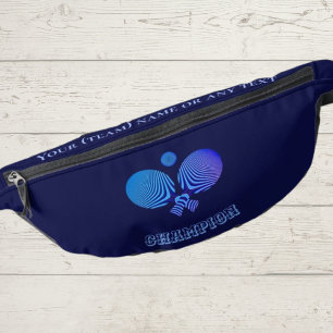 Tischtennistasche für Kugeln Retro in dunkelblau Bauchtasche