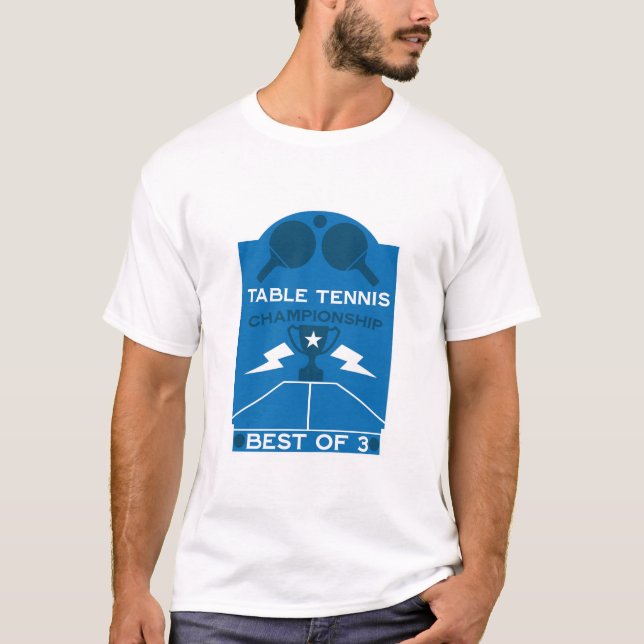 Tischtennisturnier T-Shirt (Vorderseite)