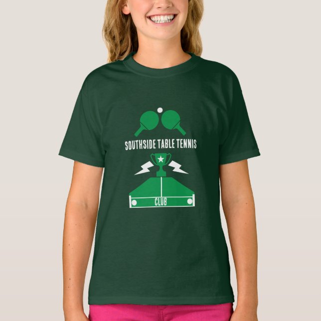 Tischtennisturnier T-Shirt (Vorderseite)