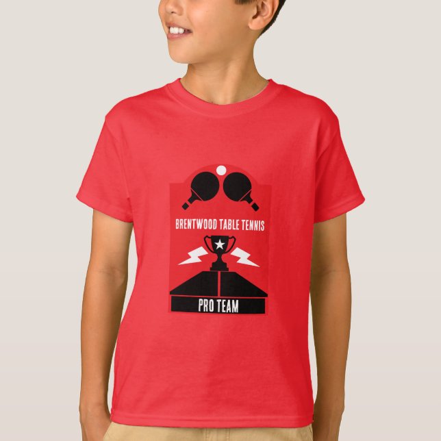 Tischtennisturnier T-Shirt (Vorderseite)