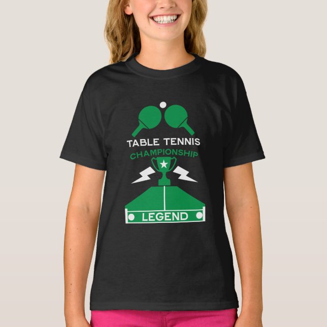 Tischtennisturnier T-Shirt (Vorderseite)
