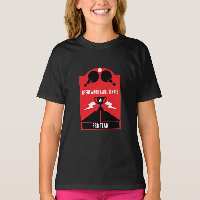 Tischtennisturnier T-Shirt (Vorderseite)