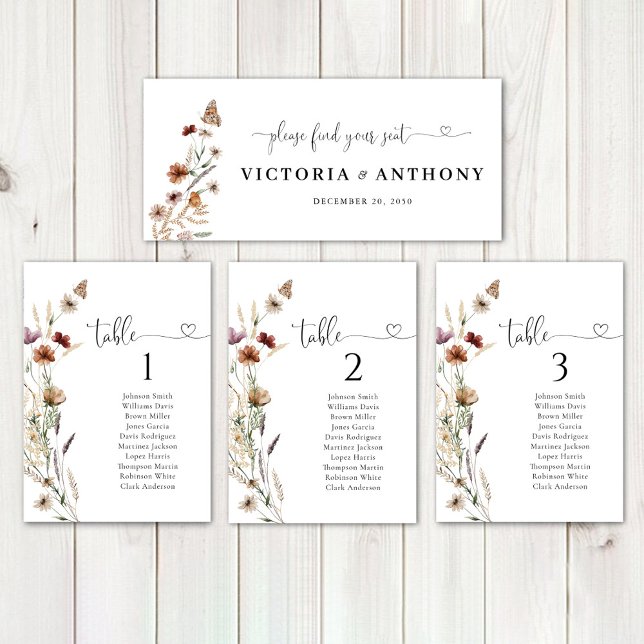 Tischtenniszeichen für winzige Wildblume (Von Creator hochgeladen)