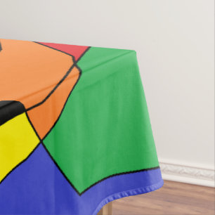 Tischtuch, frisch gefärbt tischdecke