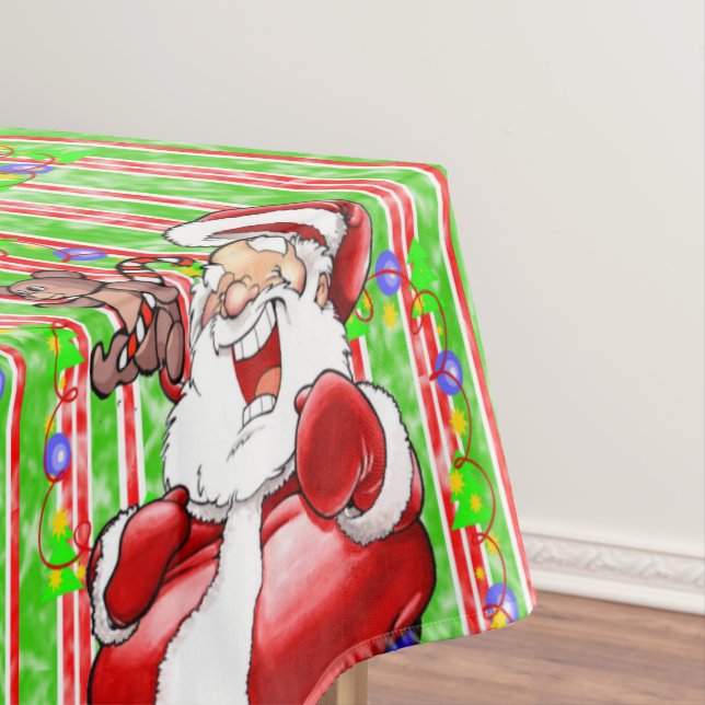 Tischtuch, frohe Weihnachtsbär Tischdecke (Beispiel)