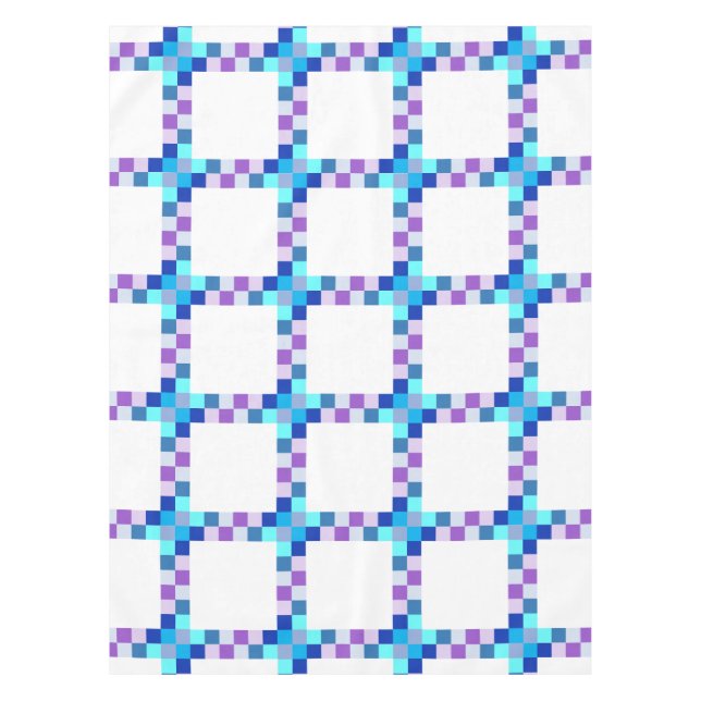 Tischtuch mit bunten Quadraten Tischdecke (Vorderseite)