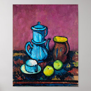 Tischtücher und Äpfel   Alexander Kanoldt Poster