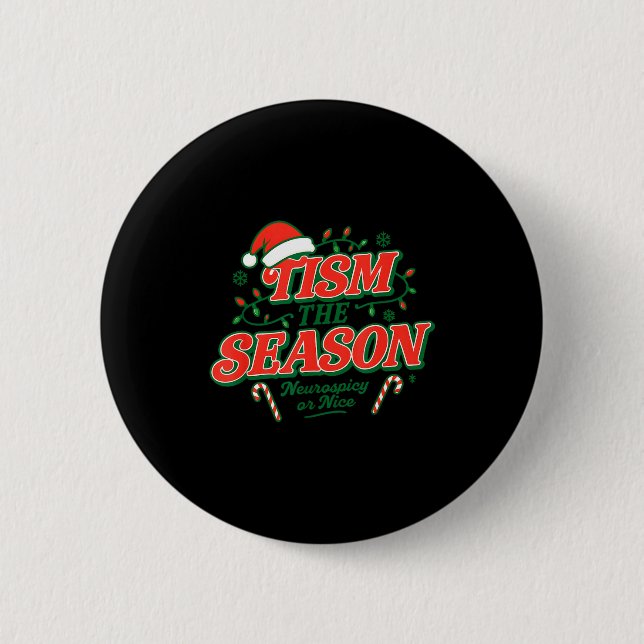 Tism The Season Neuroscy Or Nice  Button (Vorderseite)