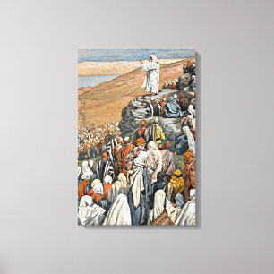 Tissot - Die Bergpredigt Leinwanddruck