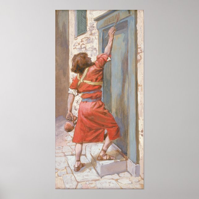 Tissot - Die Zeichen an der Tür Poster (Vorne)