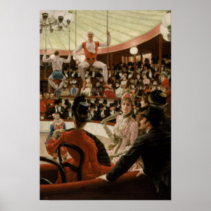Tissot - Frauen von Paris Die Zirkusliebhaberin Poster
