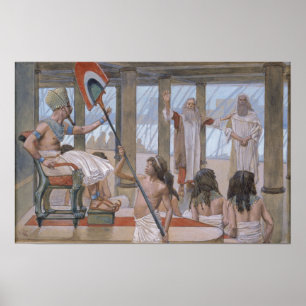 Tissot - Moses spricht zu Pharao 1896 Poster