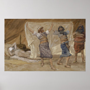 Tissot - Noahs Trunkenheit 1896 Poster