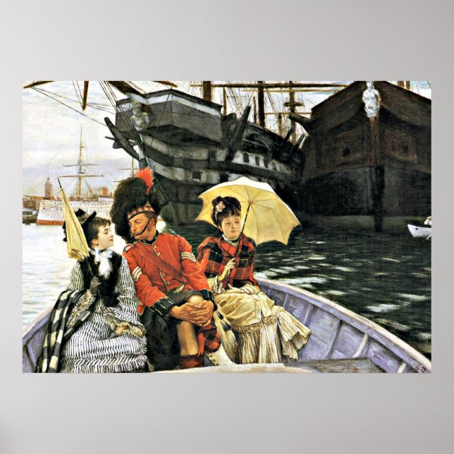 Tissot: Portsmouth Dockyard Kunstwerke Poster (Vorne)