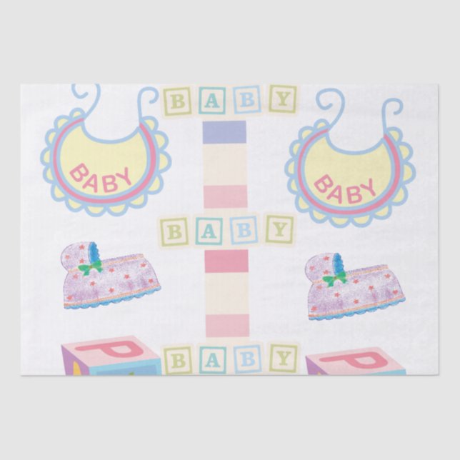 Tissue Baby Seidenpapier (Vorderseite)