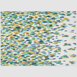Tissue Blue Green Yellow Artist Painting Soft Wrap Seidenpapier