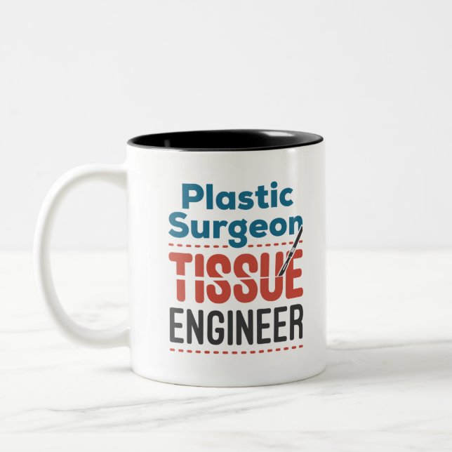 Tissue Engineer Zweifarbige Tasse (Links)