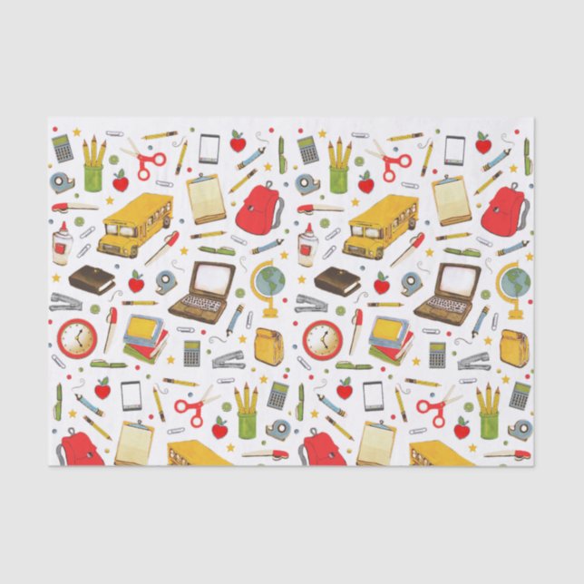 Tissue (Englisch) Seidenpapier (Vorderseite)