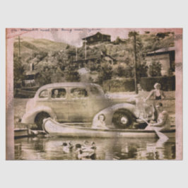 Tissue for Retro Vacation Time Seidenpapier